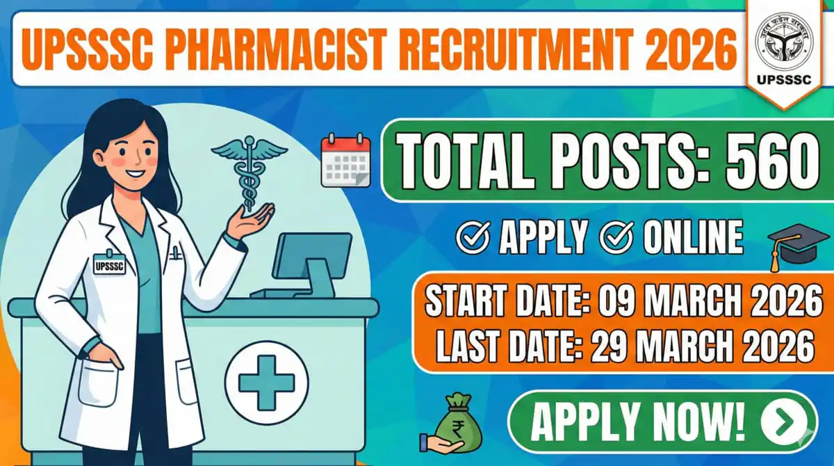 UPSSSC Pharmacist Recruitment 2026